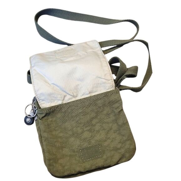 Kipling Women's Olive Green Nylon Crossbody Bag - Picture 6 of 7